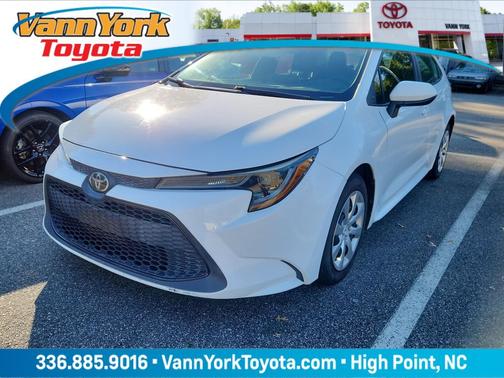 Super White 2020 Toyota Corolla LE