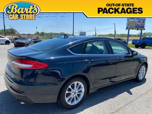 Velocity Blue Metallic 2020 Ford Fusion SE