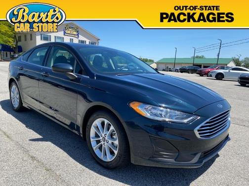 Velocity Blue Metallic 2020 Ford Fusion SE