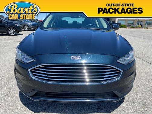 Velocity Blue Metallic 2020 Ford Fusion SE