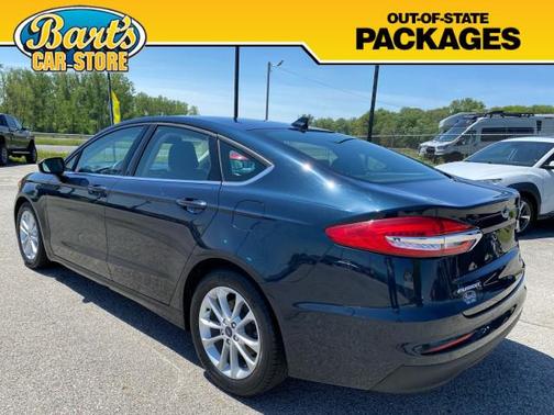 Velocity Blue Metallic 2020 Ford Fusion SE