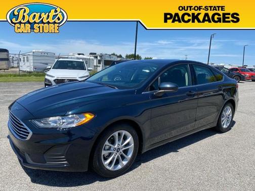 Velocity Blue Metallic 2020 Ford Fusion SE