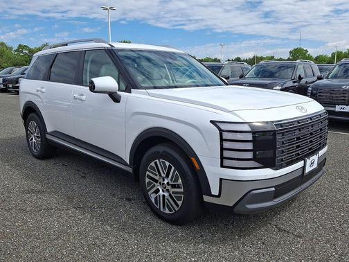Creamy White Pearl 2026 Hyundai Palisade Hybrid SEL 7P