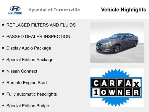 Java Metallic 2015 Nissan Altima 2.5 S