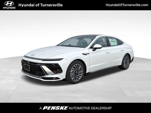 Serenity White 2026 Hyundai SONATA Hybrid Limited