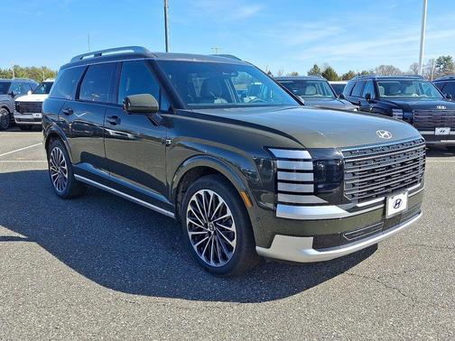 Titan Charcoal Pearl 2026 Hyundai Palisade Hybrid Calligraphy