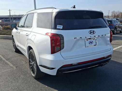 Hyper White 2025 Hyundai PALISADE Calligraphy Night Edition