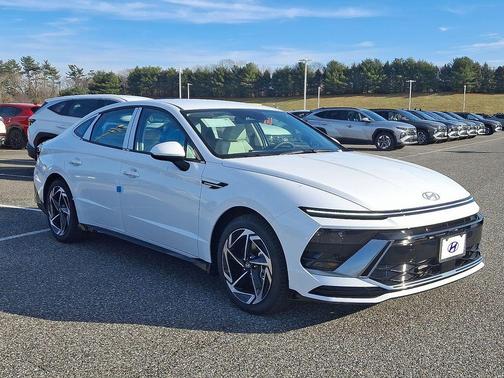 Serenity White 2026 Hyundai SONATA SEL