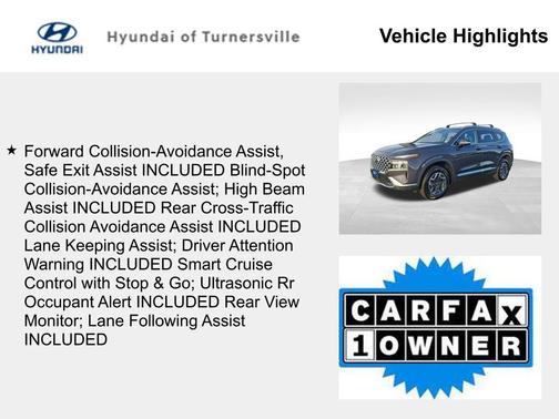 2021 Hyundai SANTA FE HEV Blue