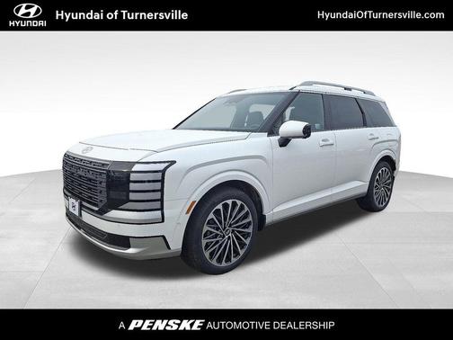 Creamy White Pearl 2026 Hyundai Palisade Hybrid Calligraphy