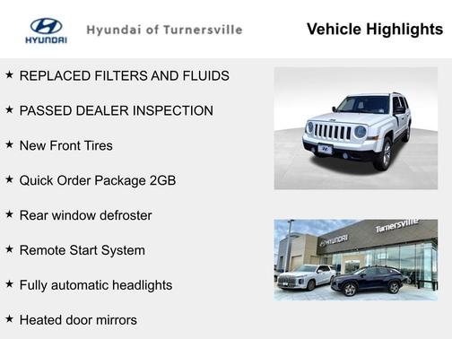 Bright White Clearcoat 2017 Jeep Patriot Latitude