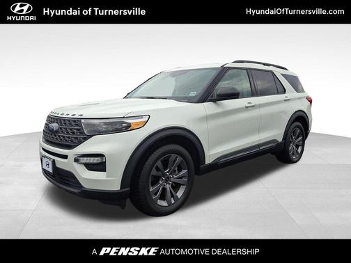 Star White Metallic Tri-Coat 2021 Ford Explorer XLT