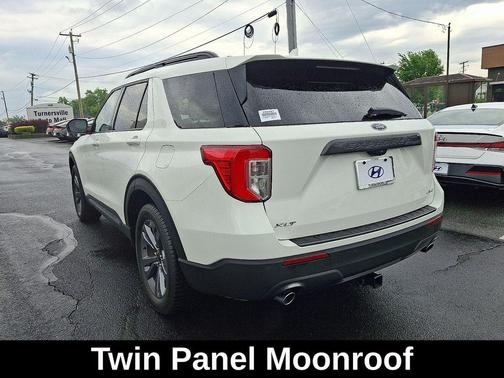 Star White Metallic Tri-Coat 2021 Ford Explorer XLT