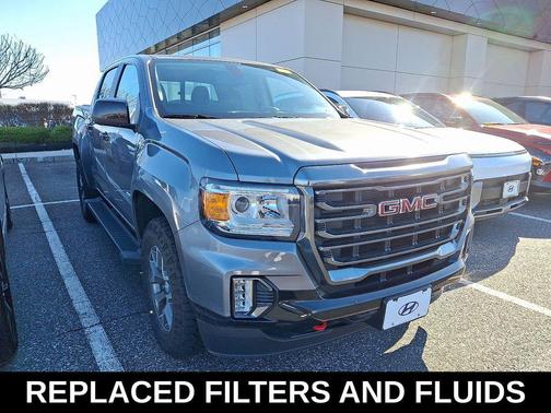 Satin Steel Metallic 2022 GMC Canyon AT4