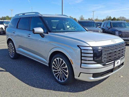 Typhoon Silver Metallic 2026 Hyundai Palisade Hybrid Calligraphy