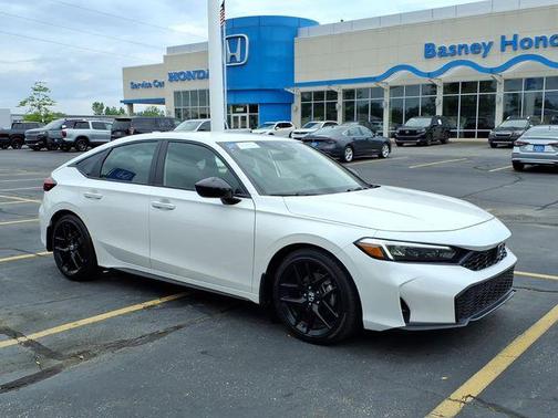Platinum White 2026 Honda Civic Sport