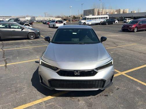 Solar Silver Metallic 2026 Honda Civic Hybrid Sport Touring