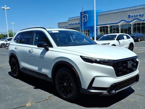 Platinum White 2024 Honda CR-V Hybrid Sport AWD