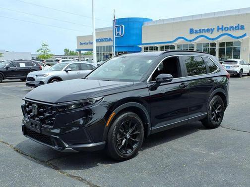 Crystal Black Pearl 2024 Honda CR-V Hybrid Sport AWD