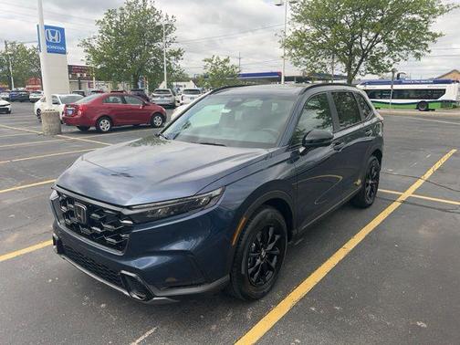 Blue Metallic 2026 Honda CR-V Hybrid Sport-L AWD