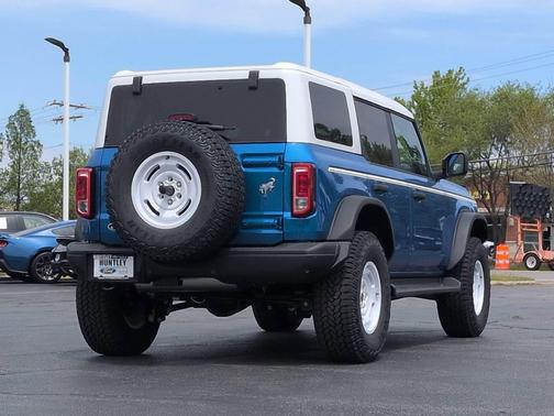 Velocity Blue Metallic 2026 Ford Bronco Heritage Edition