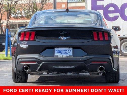SHADOW BLACK 2025 Ford Mustang EcoBoost Premium