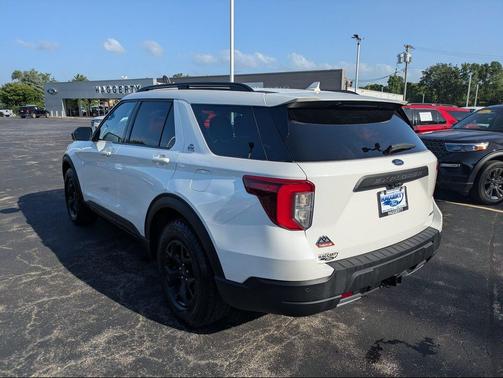 Star White Metallic Tri-Coat 2023 Ford Explorer Timberline