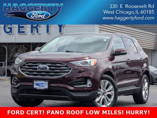 BURGUNDY VELVET MET TINT CC 2021 Ford Edge Titanium