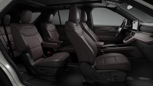STAR WHITE MET TRI-COAT 2026 Ford Explorer Platinum