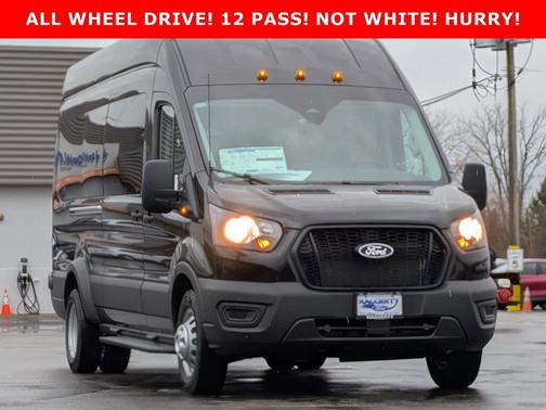 Agate Black Metallic 2026 Ford Transit-350 XL