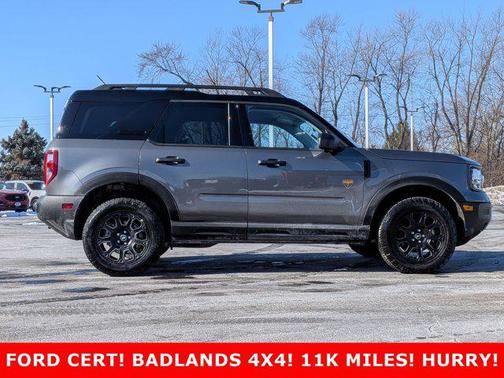 CARBONIZED GRAY METALLIC 2025 Ford Bronco Sport Badlands