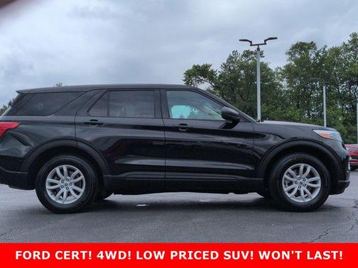 AGATE BLACK METALLIC 2021 Ford Explorer Base 4WD