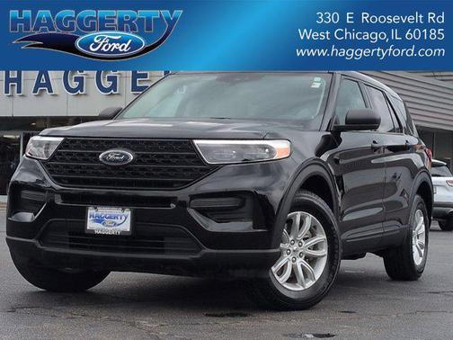 AGATE BLACK METALLIC 2021 Ford Explorer Base 4WD