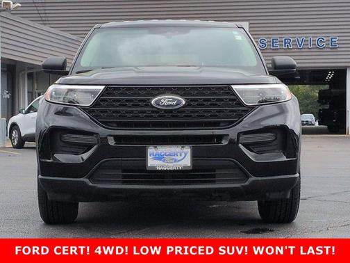 AGATE BLACK METALLIC 2021 Ford Explorer Base 4WD