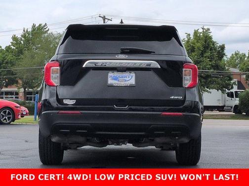 AGATE BLACK METALLIC 2021 Ford Explorer Base 4WD