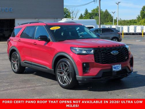 Rapid Red Metallic Tinted Clearcoat 2025 Ford Explorer ST