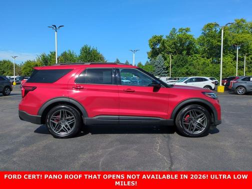 Rapid Red Metallic Tinted Clearcoat 2025 Ford Explorer ST