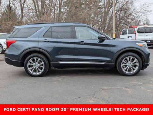STONE BLUE METALLIC 2024 Ford Explorer XLT