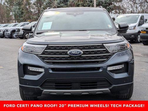 STONE BLUE METALLIC 2024 Ford Explorer XLT