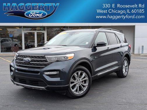 STONE BLUE METALLIC 2024 Ford Explorer XLT