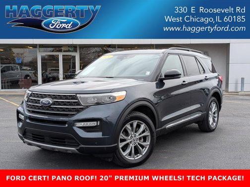 STONE BLUE METALLIC 2024 Ford Explorer XLT