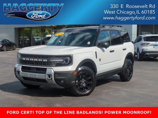 Oxford White 2025 Ford Bronco Sport Badlands