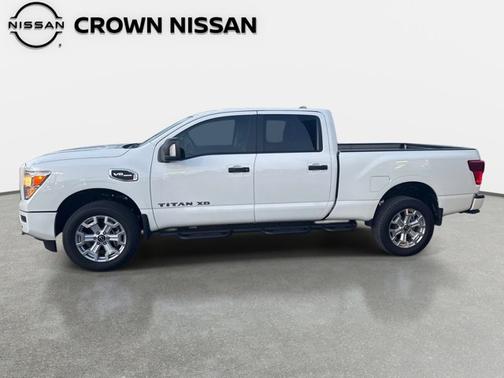 Glacier White 2024 Nissan Titan XD SV