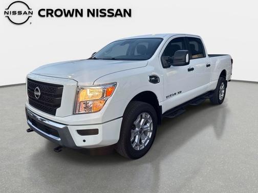 Glacier White 2024 Nissan Titan XD SV