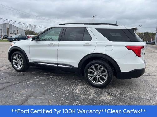 STAR WHITE MET TRI-COAT 2021 Ford Explorer XLT