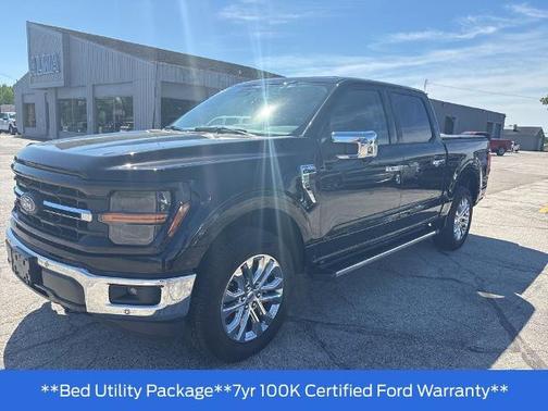 AGATE BLACK METALLIC 2025 Ford F-150 XLT