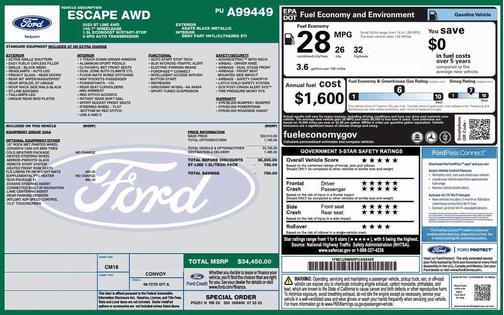 2023 Ford Escape ST-Line