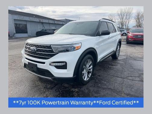 STAR WHITE MET TRI-COAT 2021 Ford Explorer XLT