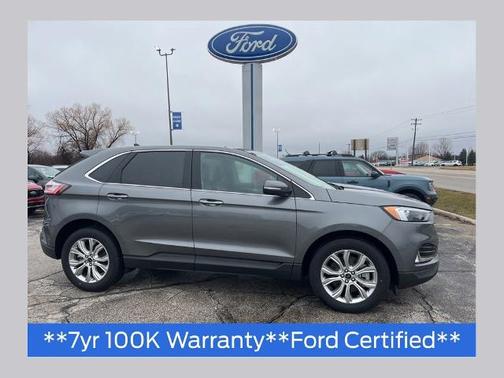 CARBONIZED GRAY 2024 Ford Edge TITANIUM