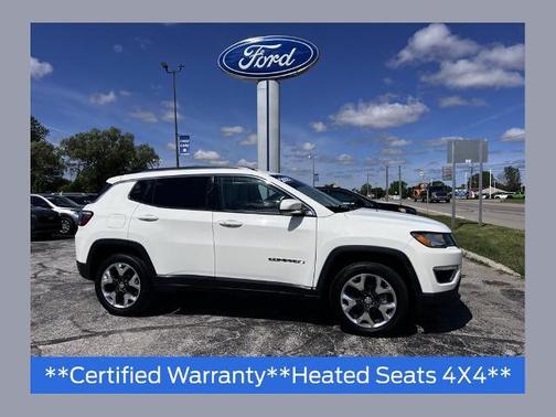 White Clearcoat 2020 Jeep Compass LIMITED